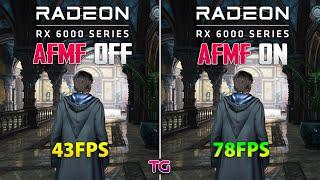 AMD Fluid Motion Frame (Frame Generation) on RX 6000 Series - Test in 8 Games