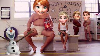 Elsa & Anna Frozen I WANT SUMO   Doritos Commercial