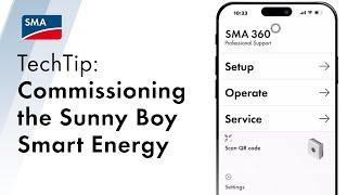 TechTip: Commissioning the Sunny Boy Smart Energy (US) with the SMA 360° App