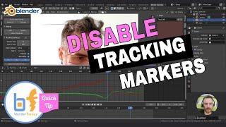 2 Easy Ways to Disable Tracking Markers | Blender Quick Tip