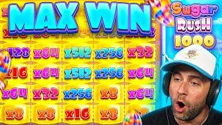 FINALLY I got a MAX WIN on SUGAR RUSH 1000!! INSANE TUMBLES!! (Bonus Buys)