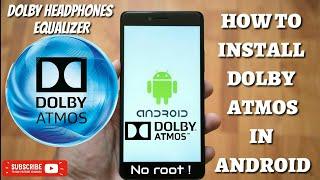 Dolby Atmos | How to install on Android | no root | 100℅working