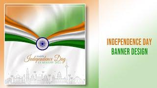 Independence Day Banner Design In Photoshop - Photoshop Tricks