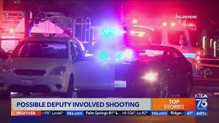 Man killed by law enforcement after pinning deputy with his car in Rancho Cucamonga