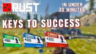 Rust Console Edition How To Get Every Key Card (Beginners Guide)