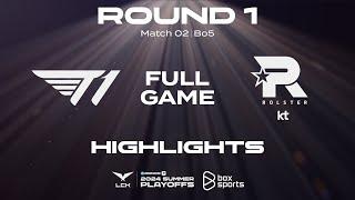 Full Highlights T1 vs KT | Playoffs R1M2 | LCK Mùa Hè 2024