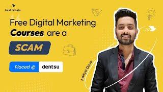 Are Free Digital Marketing courses WORTH IT? | Kraftshala Alumni Honest Reviews| Marketing Launchpad