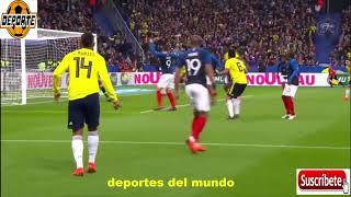 FRANCIA VS COLOMBIA 2-3 PARTIDO AMISTOSO, DEPORTES DEL MUNDO ULTIMA NOTICIA DEPORTIVA