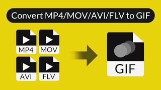 How to convert video to GIF (MP4/MOV/AVI/FLV to GIF)