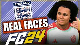 FC 24     ENGLAND Wonderkids with Real Faces: YOUNG TALENTS - Career Mode