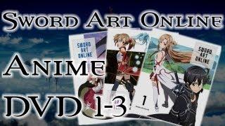 Sword Art Online Limited Edition DVD's Vol. 1-3 w/CD's Anime Unboxing