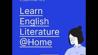 Best Way to Learn English Literature @Home