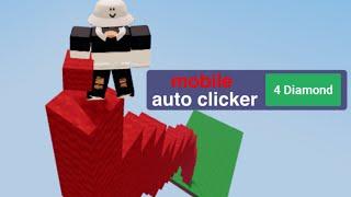 you can now “autoclick” on mobile?? ️ roblox bedwars