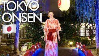 OUR JAPANESE ONSEN EXPERIENCE | We bare all in Tokyo! Japan Travel Vlog