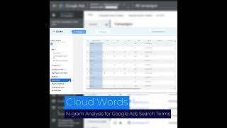 Cloud Words: The Ultimate N-gram Analysis for Google Ads Search Terms #googleads #ngram  #ppc #ngram