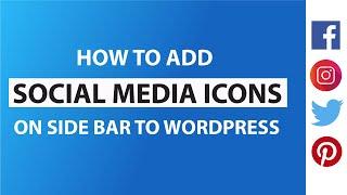 How To Add Floating Social Media Icons In Your Wordpress Sidebar