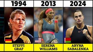 All Winners of the WTA Awards (1977-2024): Player of the Year, Most Improved & Newcomer