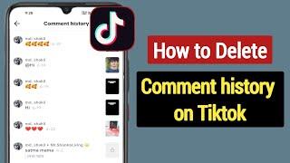 How to Delete Comments History on Tiktok (2023)| Delete Your Comments on Tiktok