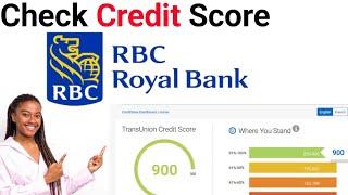 How To Check Credit Score In RBC Bank Mobile App (2023) Easy Tutorial