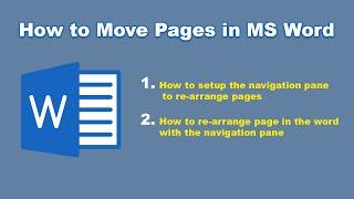 How To Move Pages in Ms Word