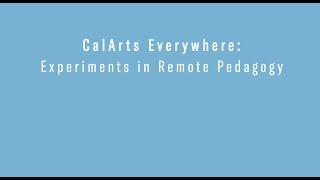 CalArts Everywhere: John Tejada talks about Music Technology Remote Teaching