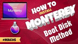 MacOS Monterey Installation from Boot Disk Clean Installation