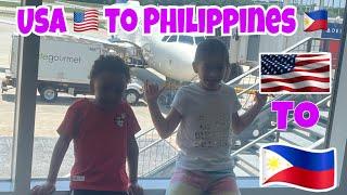 FLIGHT FROM USA TO PHILIPPINES | CANDIE SAPP