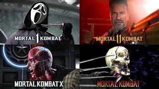 Mortal Kombat - All Guest Characters Fatal Blows & X Ray Attacks 2011 - 2024 (MK9 - MK1)