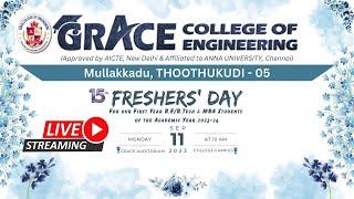 FRESHERS' DAY @ GRACE COLLEGE OF ENGINEERING  ON 11 SEP 2023