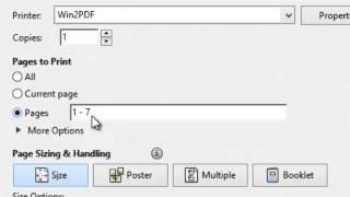 How To Delete Pages From an Existing PDF File Using Win2PDF