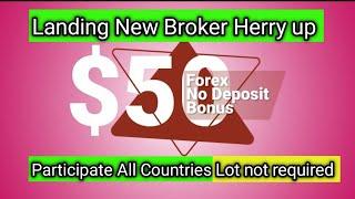 $50 No deposit bonus forex|| Participate All Countries no deposit bonus|| Eurutrader broker 2024