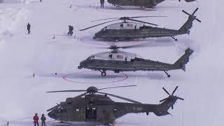 President Trump Landing in Davos/Switzerland