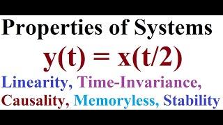 Q2. c. Properties of Systems (Example 5) | EnggClasses