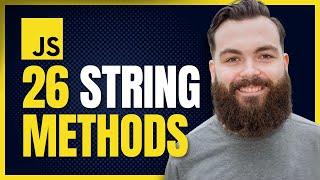 26 Built-in String Methods | JavaScript