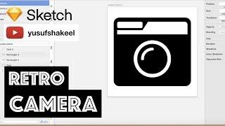 RETRO CAMERA icon - Sketch - dyIcons - E07 - Yusuf Shakeel