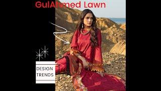 Gul Ahmed...3pc UNSTITCHED Roselene lawn collection 2021...with prices...DESIGN TRENDS...Style...