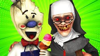 ICE SCREAM 7 vs EVIL NUN (Rod's Mom Secret Ending Parody Mobile Horror Game 3D Animation)