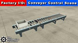 Conveyor Control with Latches Scene from Factory I/O (updated)