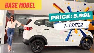 Cheapest 7 Seater of India - Base Model 5.99 लाख में। Renault Triber | Ride With Bhawna