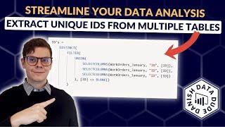 Master PowerBI's Unique ID Extraction from Multiple Tables (PowerQuery & DAX)