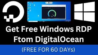 Create Windows RDP On Digitalocean For Free (2 Months Free)
