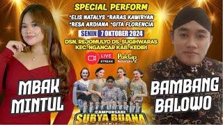 #LiVE SURYA BUANA BT MBAK MiNTHUL TERBARU || 7-10-2024 || Rejomulyo - Sugihwaras - Ngancar - Kediri