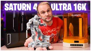 Easiest & Best ELEGOO Resin 3D Printer - Saturn 4 Ultra 16k