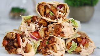 TASTIEST CHICKEN WRAP: PERFECT CHICKEN WRAP|