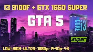 GTX 1650 Super I3 9100f GTA V