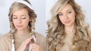 The BEST Heatless Overnight Curls Tutorial  Robe Curls