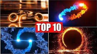 Top 10 Best Intro Templates For YouTube Without Text [ No Copyright ]