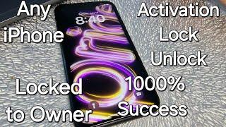 iCloud Activation Lock Unlock iPhone 6/7/8/X/11/12/13/14/15 Any iOS Locked to Owner 1000% Success️