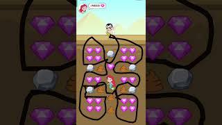 Pull the gold game funny moment Hard level-125 #puzzle #viral #shortsgame #shorts