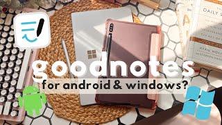 Goodnotes for Android and Windows is it worth it?  Features, Pricing + Digital Planning? 